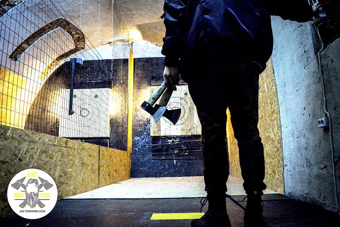 Axe Throwing Krakow in Axe Nation - best club in Poland - Your 1.5 hour session, step by step