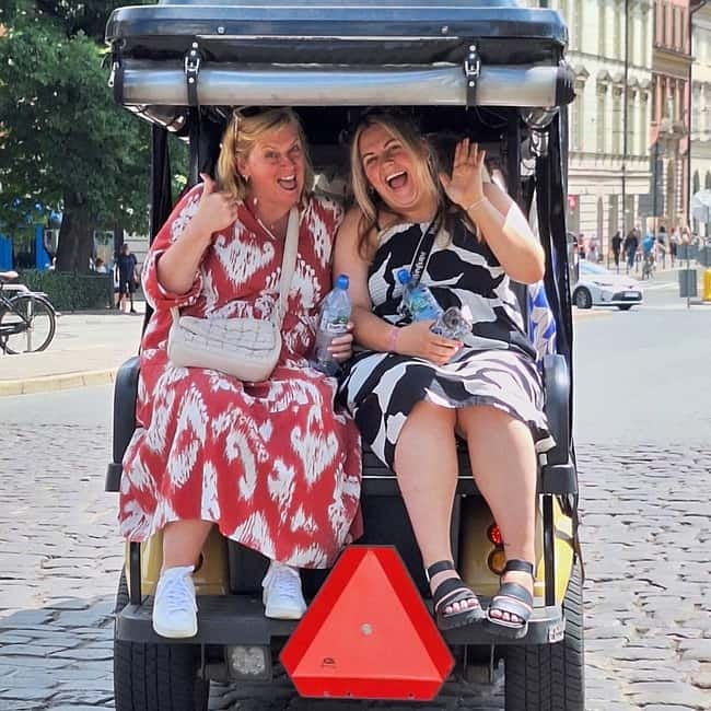 City Tour Cracow golf car plus Cruise on the Vistula River. - Kazimierz in the Cart, Synagogues and Squares on Your Way