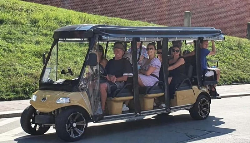 City Tour Cracow golf car plus Cruise on the Vistula River. - Price and Value for a 3-Hour City-and-River Combo