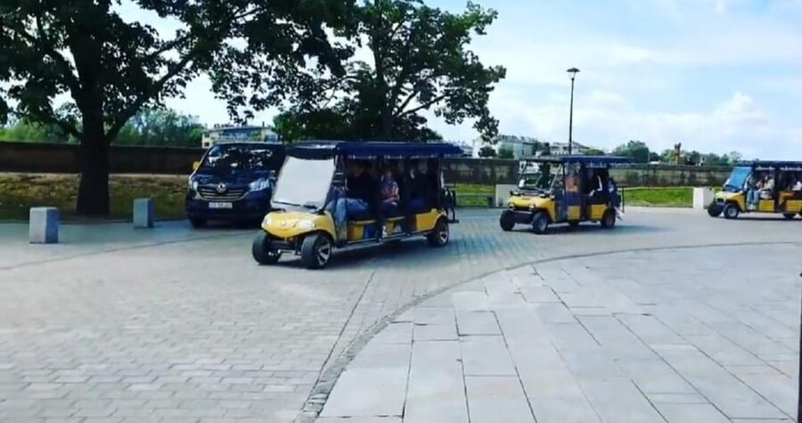 City Tour Cracow , golf car . Private full tour !! - Corpus Christi Basilica and Father Bernatek’s Bridge for the best photo rhythm