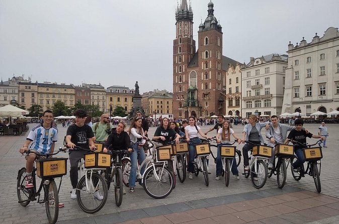 Discover the Jewish Quarter with a Bike Tour - Market Square, New Square, and your Zapiekanki move