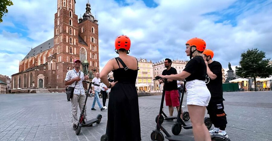 Electric Scooter Tour: Jewish Quarter - 2-Hours of Magic! - A Heavier Turn: Gestapo Prison and Old Jewish Cemetery