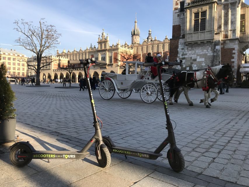 Electric Scooter Tour Krakow - Barbican to Florian Gate to Main Market Square: the Old Town big hits