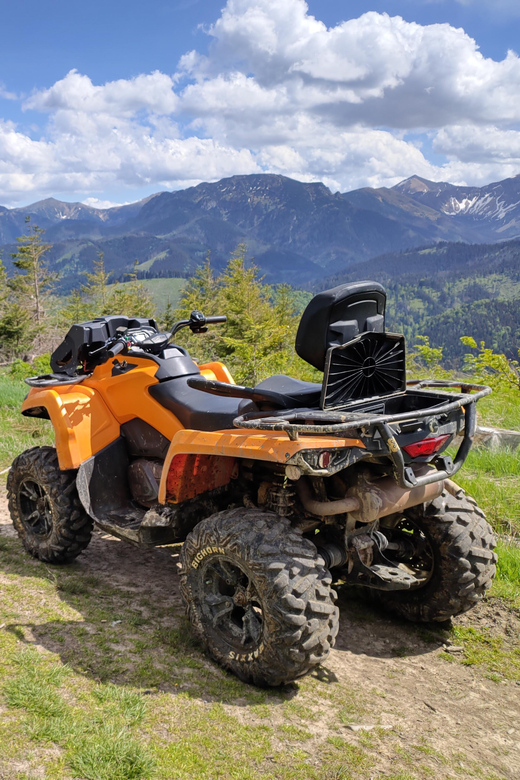 From Krakow: ATV/Snowmobile Ride, Shooting & Hot Springs - Can-Am quad bikes: real off-roading, real weather, real mud potential