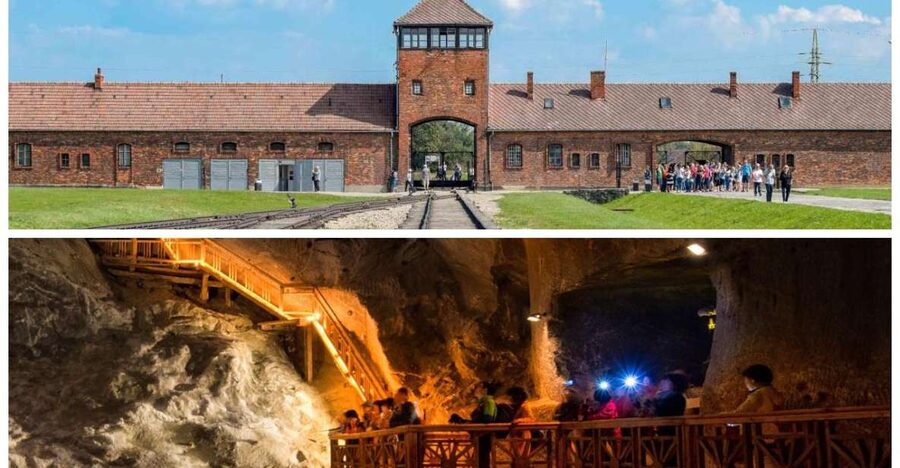 From Krakow: Auschwitz and Wieliczka Salt Mine Full-Day Trip - How the tour handles Auschwitz I and Birkenau: layout, pacing, and audio