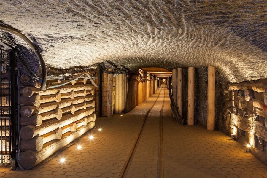 From Krakow: Auschwitz Birkenau and Salt Mine Guided Tour - Wieliczka Salt Mine: Two Miles Underground, 14 to 15 C
