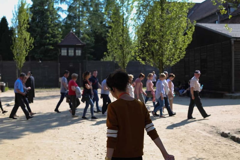 From Krakow: Auschwitz-Birkenau Guided Tour & Pickup Options - Auschwitz I: gate views and the guided story you can actually follow