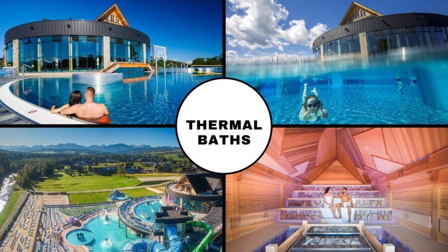 From Krakow: Chocholow Hot Springs Evening or Daytime Ticket - Weekend Evenings with a DJ Party by the Pool
