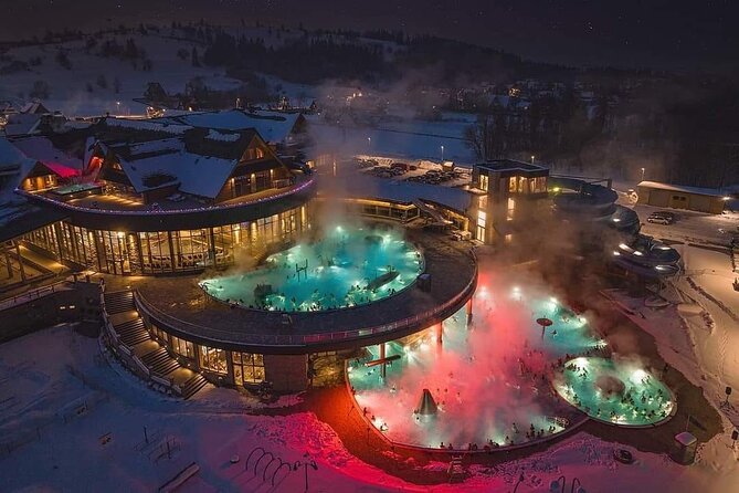 From Krakow: Chocholow Thermal Hot Springs (hotel pick up) - The watch-and-charge bar: what’s included, what costs extra