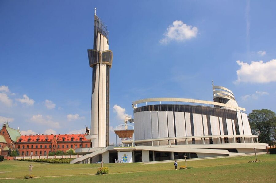 From Krakow: Lagiewniki Sanctuary of The Divine Mercy Tour - Sanctuary of Divine Mercy: where the tour slows down