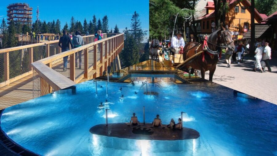 From Krakow: Slovakia Treetop Walk, Zakopane & Thermal Spa - Zakopane: winter-capital energy, with just enough time to feel it
