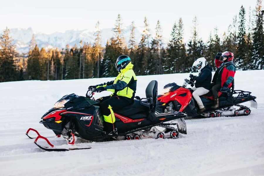 From Krakow: Snowmobile Adventure with Thermal Pools Visit - When There Is Not Enough Snow, Quads Keep the Fun Going