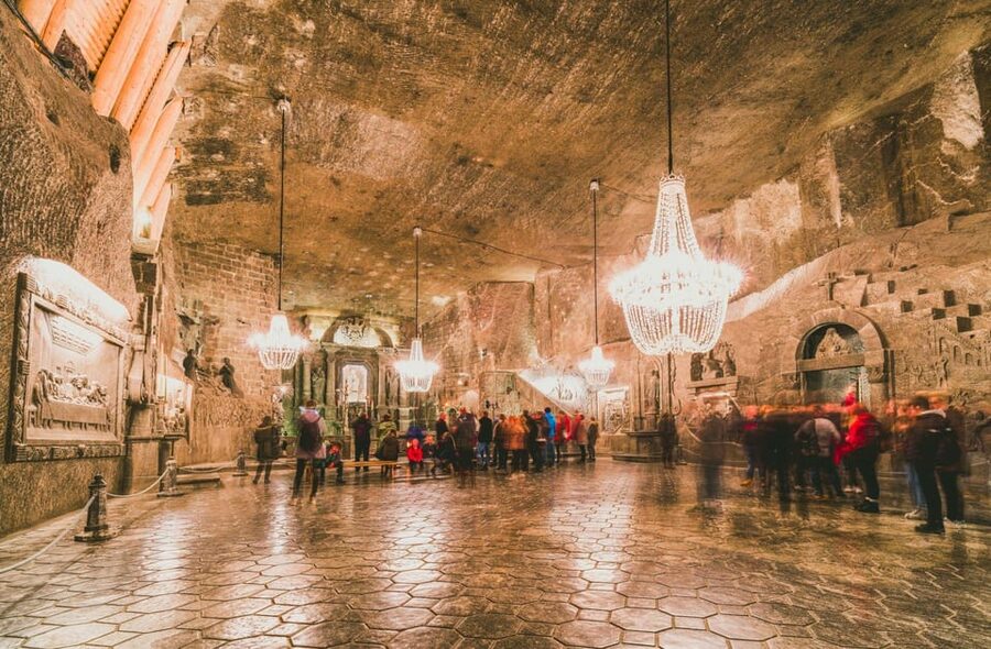 From Krakow: Wieliczka Salt Mine Guided Tour & Pickup Option - Hearing the guide: headsets, guide style, and pacing for a big group