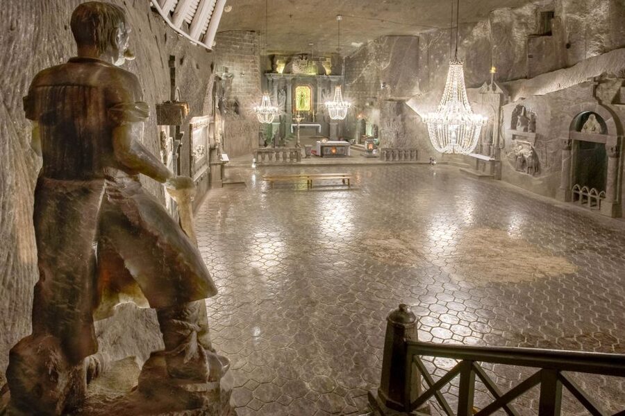 From Krakow: Wieliczka Salt Mine Tour - Machinery, mining history, and the art installations you will notice