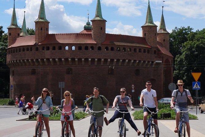 Highlights of Krakow Bike Tour - Small group - Past the city walls: Barbican to the university core