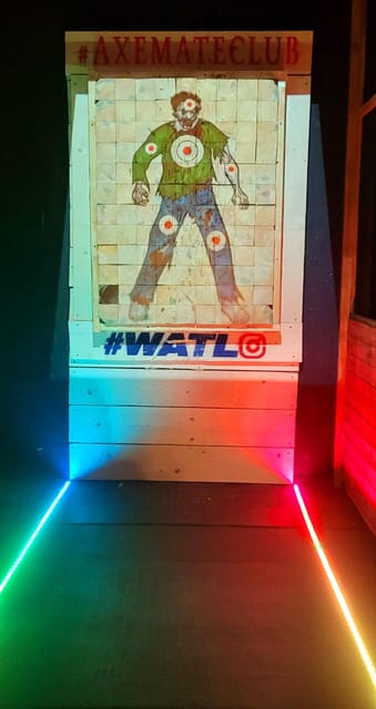 Krakow Axe Mate Club: Axe throwing, Tomahawks. WATL venue! - Ten lanes in Kazimierz basements: what that changes for your session