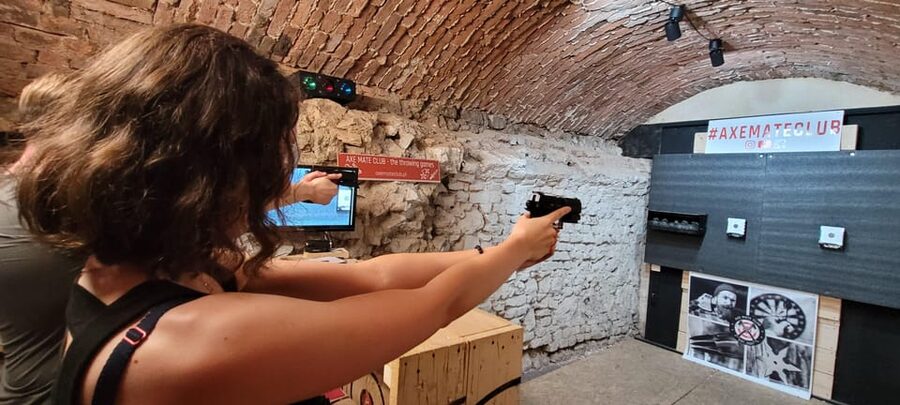 Krakow: Axe Mate Club Shooting Range Entry Ticket - A Kazimierz Basement Shooting Range That Feels Like a Side Quest