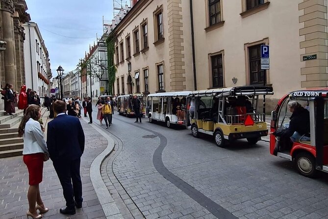 Krakow: City Sightseeing Tour Eco Electric Buggy Golf Cart - Planty Park and the central church stops that set the tone