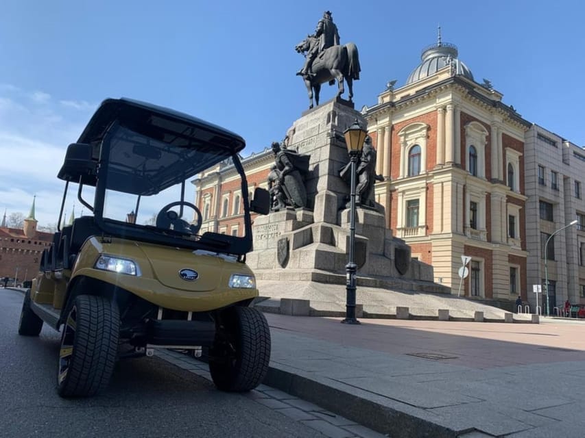 Krakow: Golf Cart City Sightseeing Tour By Old Town District - The Route in Order: Old Town Landmarks You’ll See