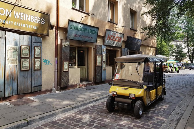 Krakow Grand City Tour by golf cart - All 3 districts - Old Town Highlights: Main Square, St. Mary’s, Florian Gate, and Planty Park