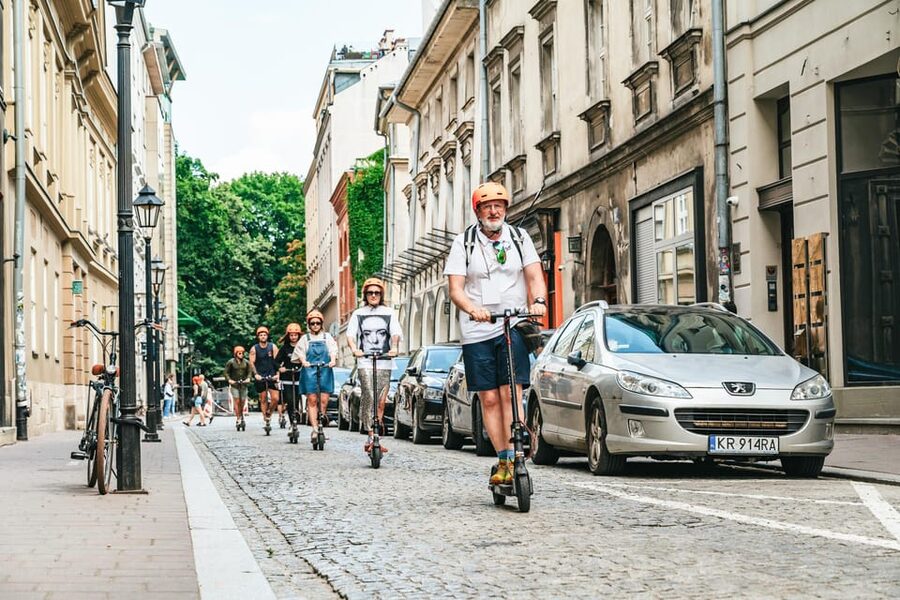 Krakow: Guided E-Scooter City Tour with Food Tastings - Key highlights to look for
