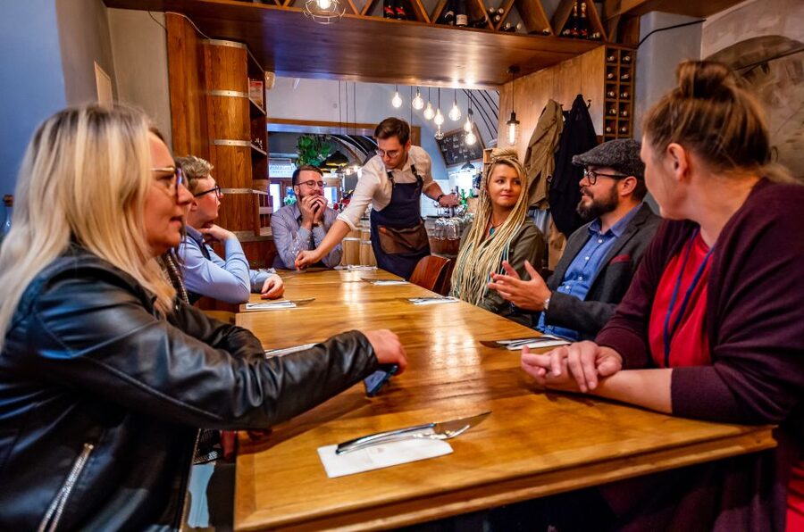 Krakow: Guided Wine Bar Tour with Tastings and Snacks - Starting at Winosfera, Plac Szczepański, and setting the tone