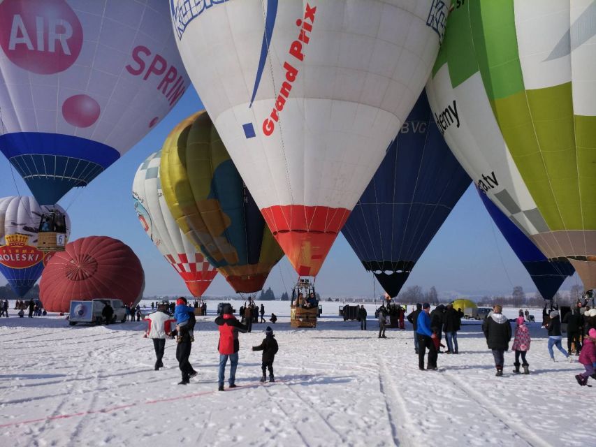 Kraków: Hot Air Balloon Flight with Champagne - After landing: balloon initiation, champagne, and your certificate