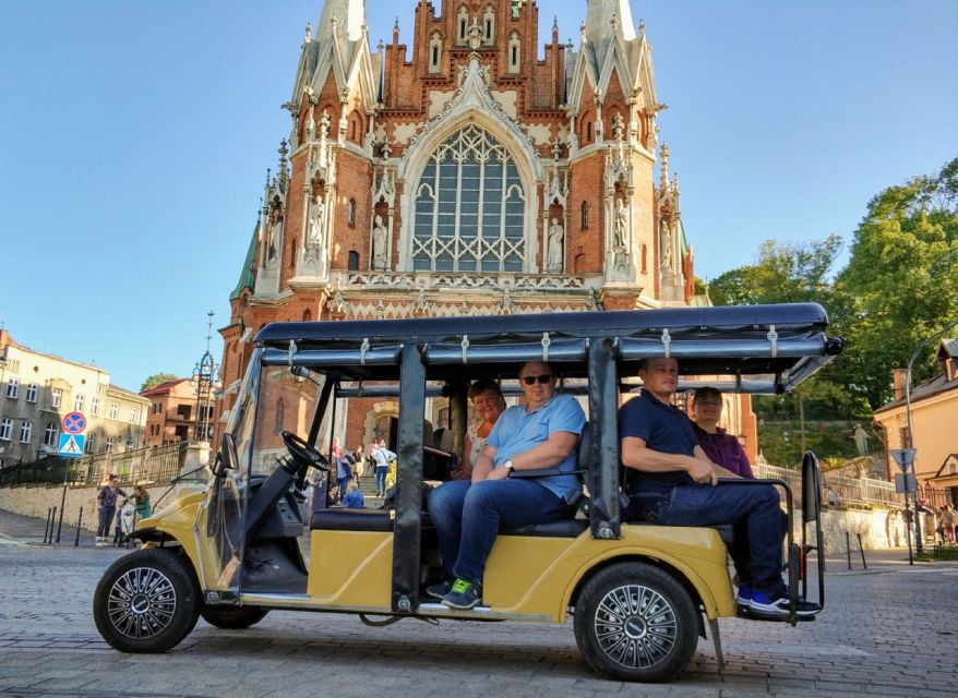Krakow: Jewish Quarter and Ghetto Sightseeing Golf Cart Tour - Kazimierz and the ghetto route, why 90 minutes works