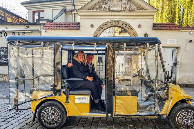 Krakow Jewish Quarter and Ghetto Tour by Electric Golf Cart - The Ghetto Wall Fragment and Plaque: When the Route Turns Serious
