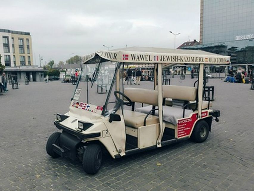 Krakow: Jewish Quarter and Schindler Factory by Golf Car - A Heated Golf-Car Route for the Jewish District