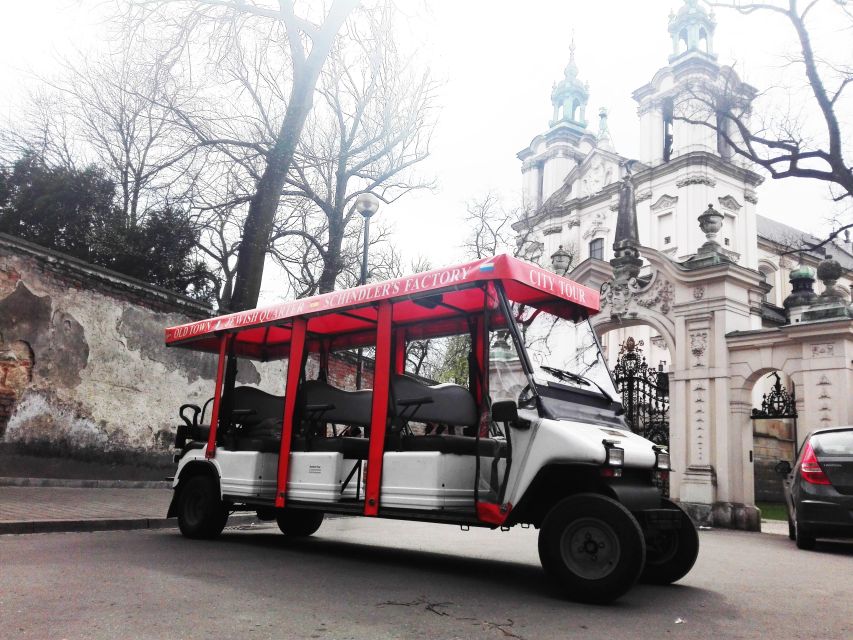 Krakow: Jewish Quarter and Schindler Factory by Golf Car - The Jewish Quarter: Churches, Synagogues, and Shared Streets