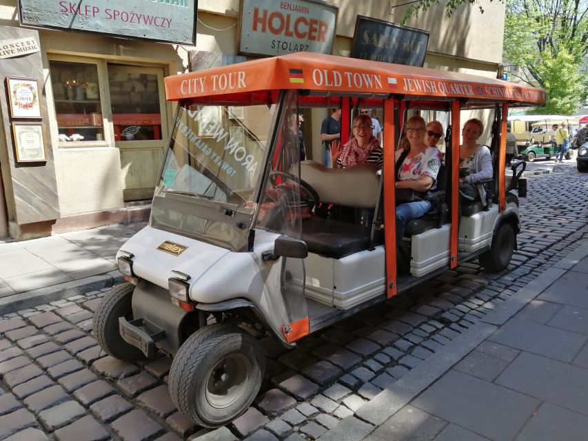 Krakow: Jewish Quarter and Schindler Factory by Golf Car - Krakow Jewish Ghetto: Seeing the Area From a Passenger’s Seat