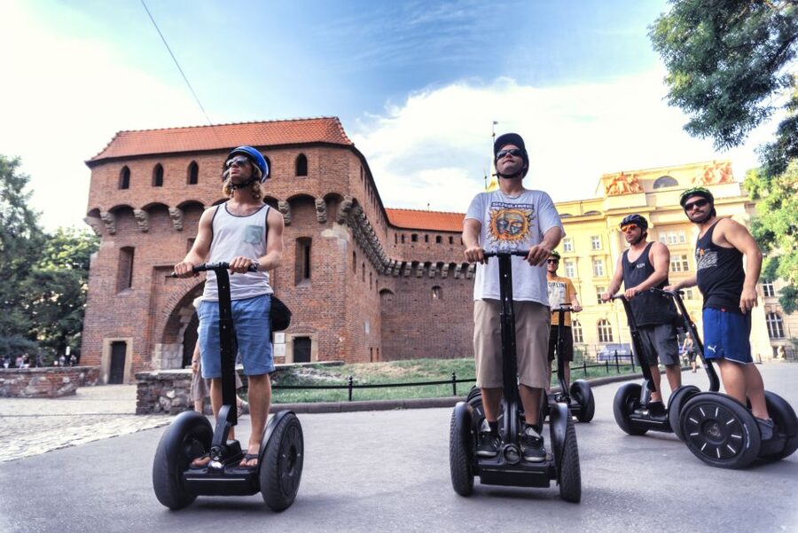 Krakow: Jewish Quarter Segway Tour - The Vistula River run: Bernatka’s Footbridge and city views