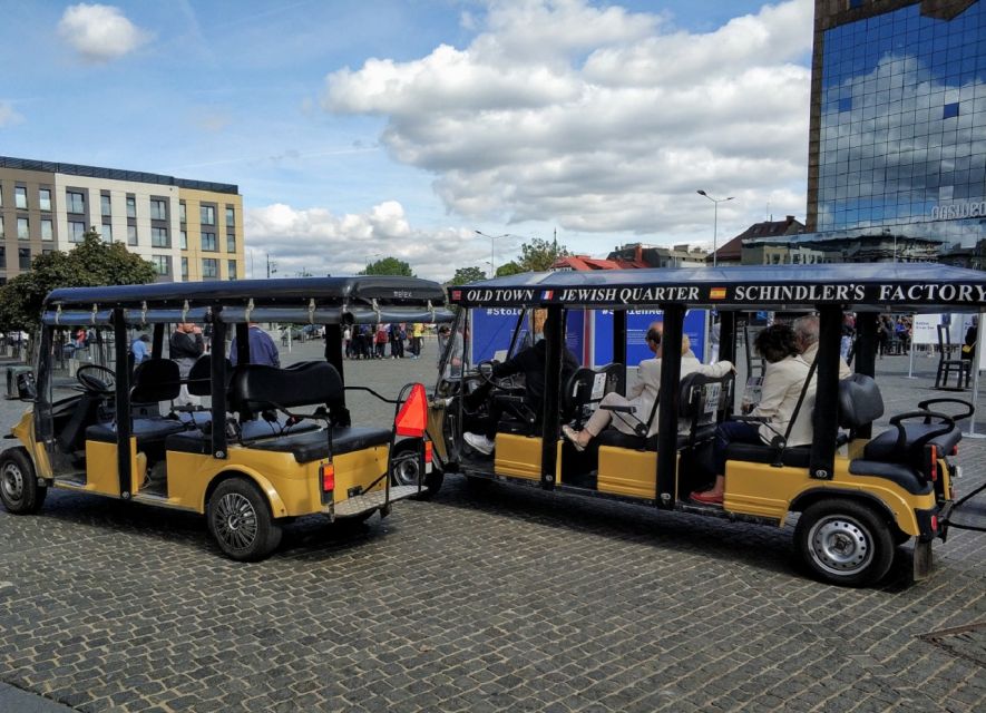 Krakow: Kazimierz by Golf Cart and Schindler's Factory Tour - Getting started at the Zabka Kiss&Ride, then easing into the cart