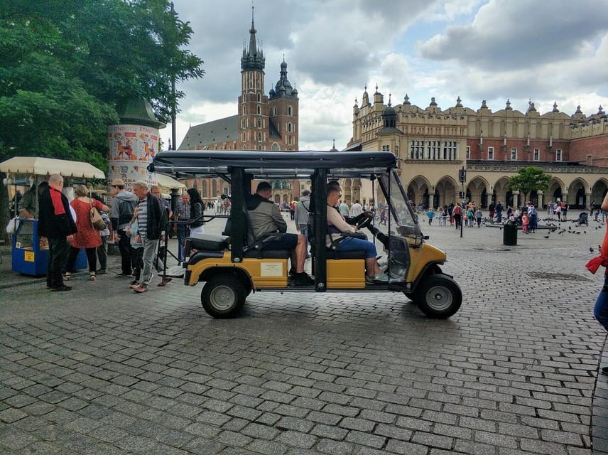 Krakow: Old Town Sightseeing Tour by Electric Golf Cart - Planty Park and medieval wall traces you can actually picture
