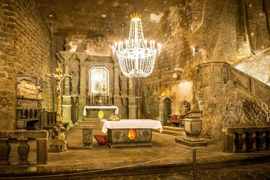 Krakow: Salt Mine Wieliczka Guided Tour Hotel Pickup - Salt Lakes, Chapels, and Tunnels You Can Actually See