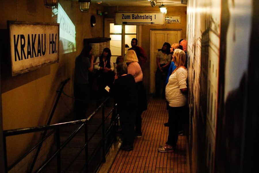 Krakow: Schindler’s Factory Guided Tour with Ticket - Finding your meeting point with a yellow umbrella