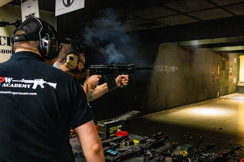Krakow: Shooting Range with AK-47 Experience & Hotel Pickup - Your target souvenir, plus the photo moment you can keep