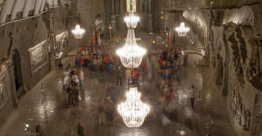 Krakow: Wieliczka Salt Mine Tour with Private Transfers - What you’ll see underground at Wieliczka Salt Mine