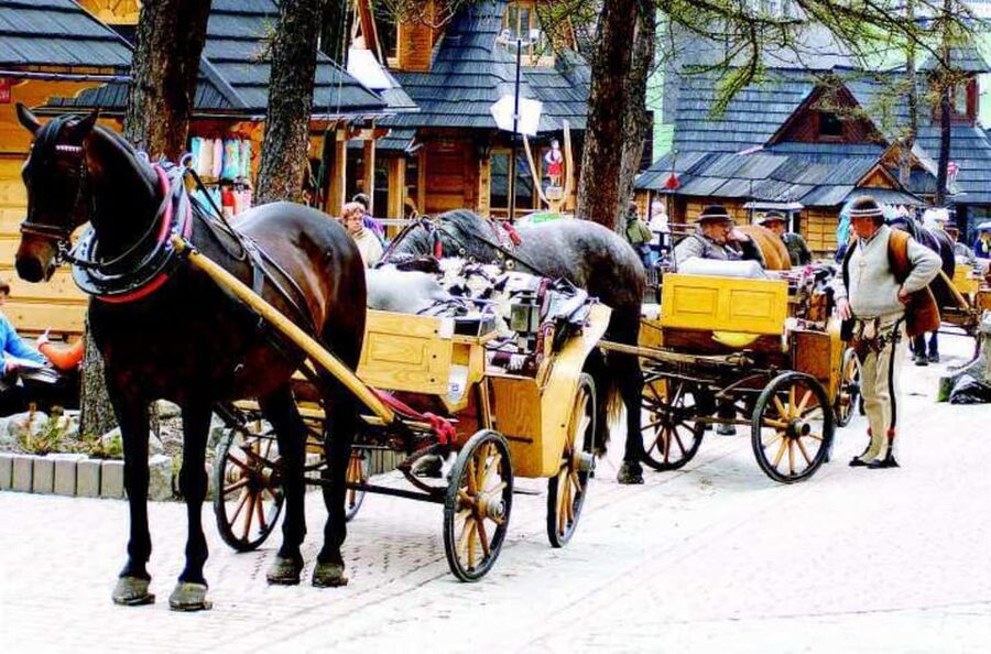 KRAKOW ZAKOPANE TOUR CABLE CAR THERMAL BATHS & HOTEL PICKUP - Zakopane free time: use it for Krupówki and a flexible wander