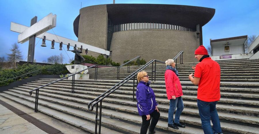 Nowa Huta Tour Krakow: Ideal Communist City Small Group Walk - Lord’s Ark church: freedom symbolism built by residents