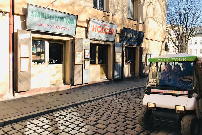 The best view of Krakow from Golf Cars - Plac Bohaterow Getta and ghetto memory points: meaningful, brief, and sobering