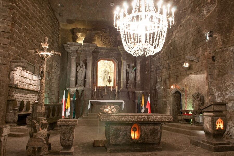 Unesco List; Wieliczka Salt Mine Half-Day Tour from Kraków - St. Kinga’s Chapel: Salt Art That You Can Actually See